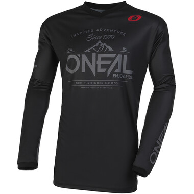 O'NEAL ELEMENT Long-Sleeved Jersey Black/Grey 0